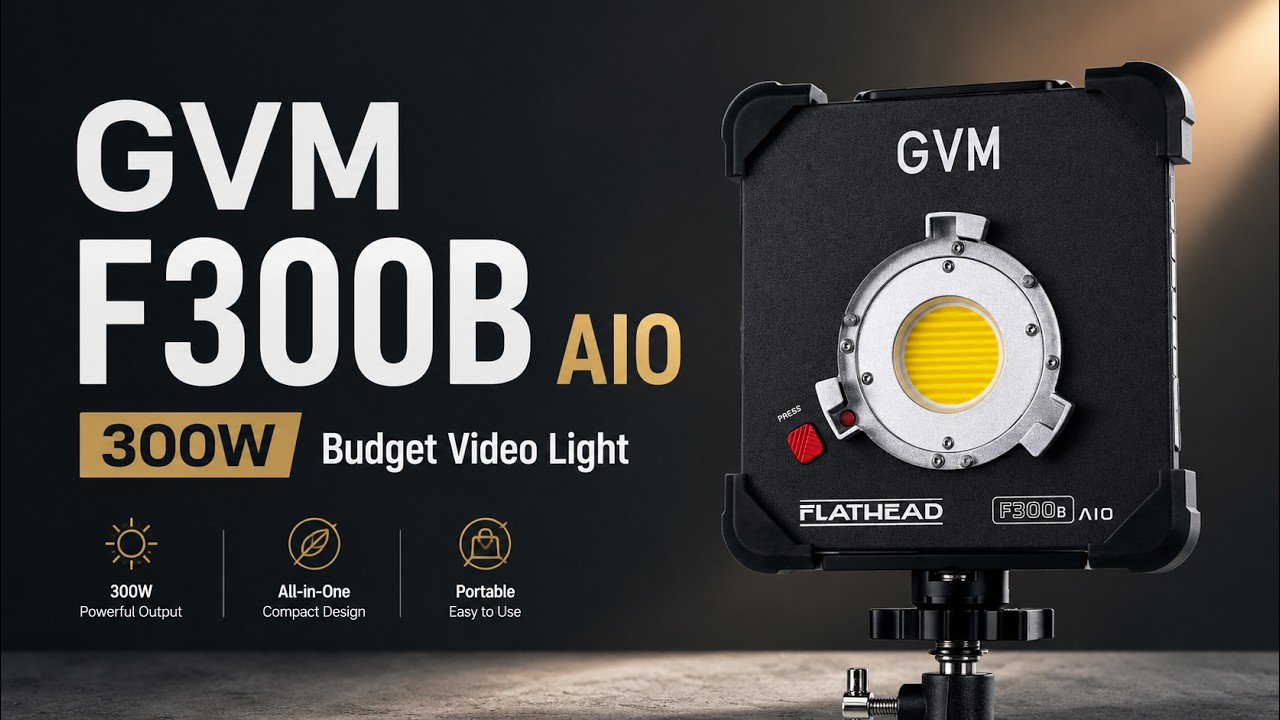 เปรียบเทียบ LED Monolight สตูดิโอกำลังสูง Godox, GVM และ Aputure
