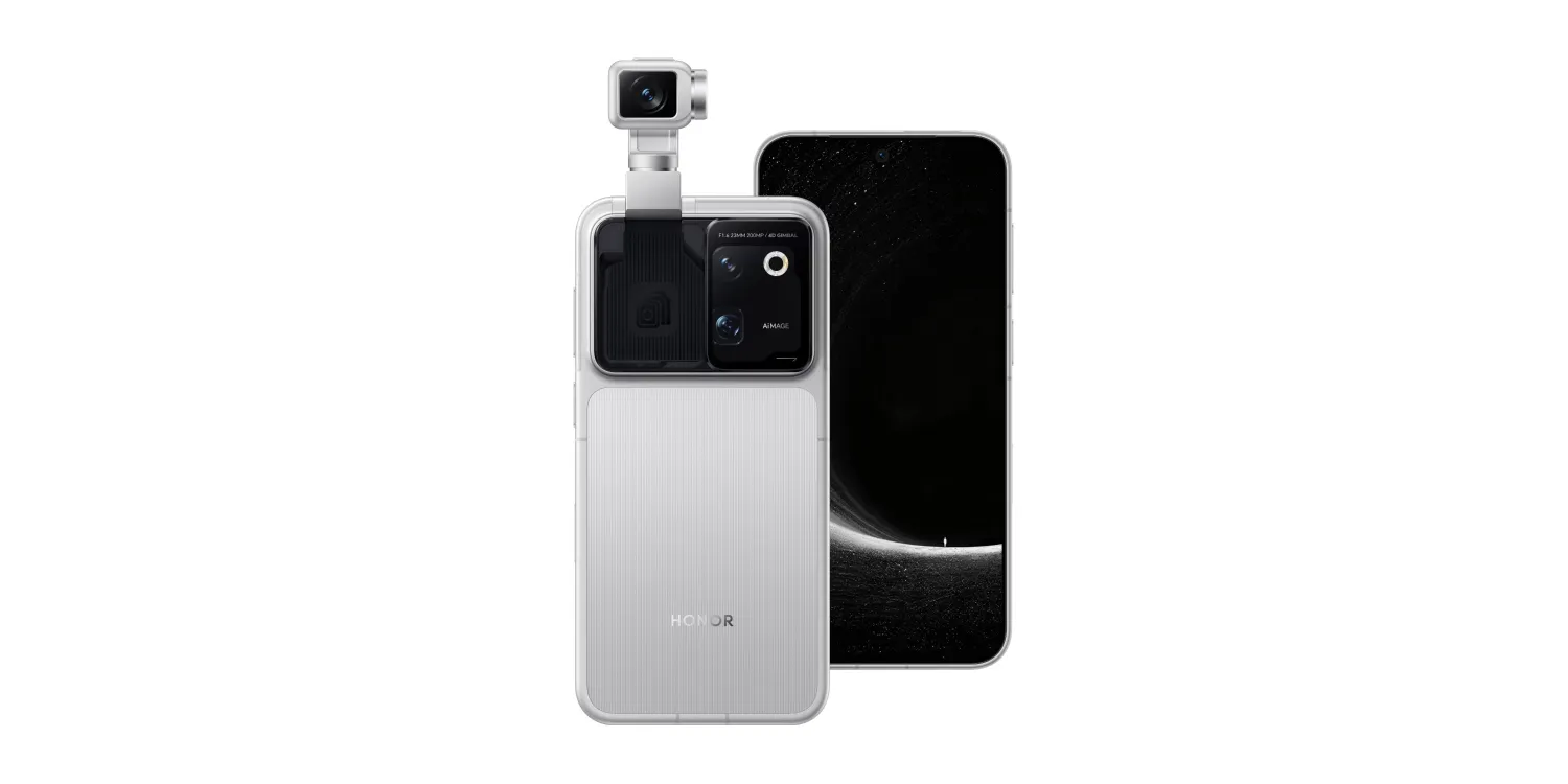 โทรศัพท์หุ่นยนต์ Honor พลิกเกมกล้อง gimbal มือถือ ระดับอัลตร้าพรีเมียม