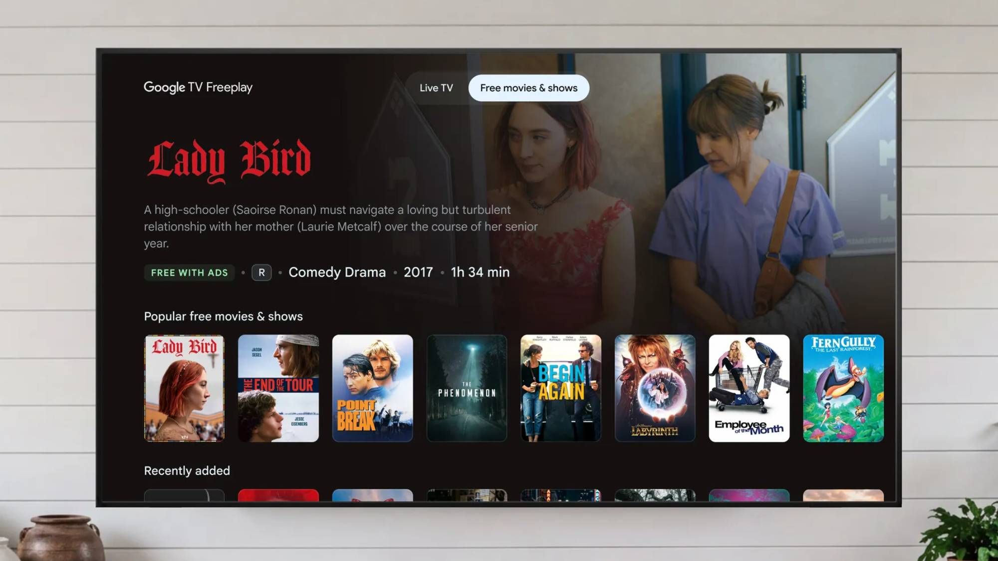 Google TV Freeplay เพิ่มหนังฟรี 10,000 เรื่อง เปลี่ยนเกมสตรีมมิ่งสำหรับสายตัดเคเบิล