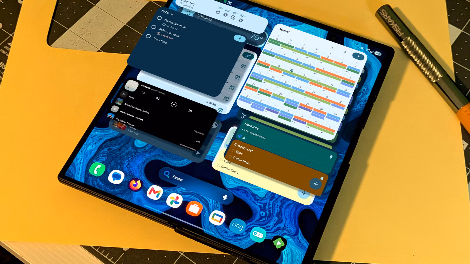 แต่งหน้าจอ Android ให้เป็นศูนย์บัญชาการงานด้วย widget และปุ่มลัด
