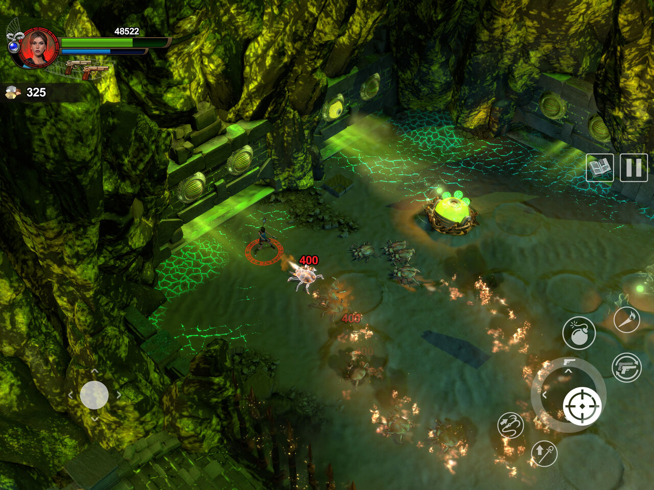 Lara Croft Temple Osiris บุกมือถือ: เกมแอคชั่นมือถือระดับพรีเมียม