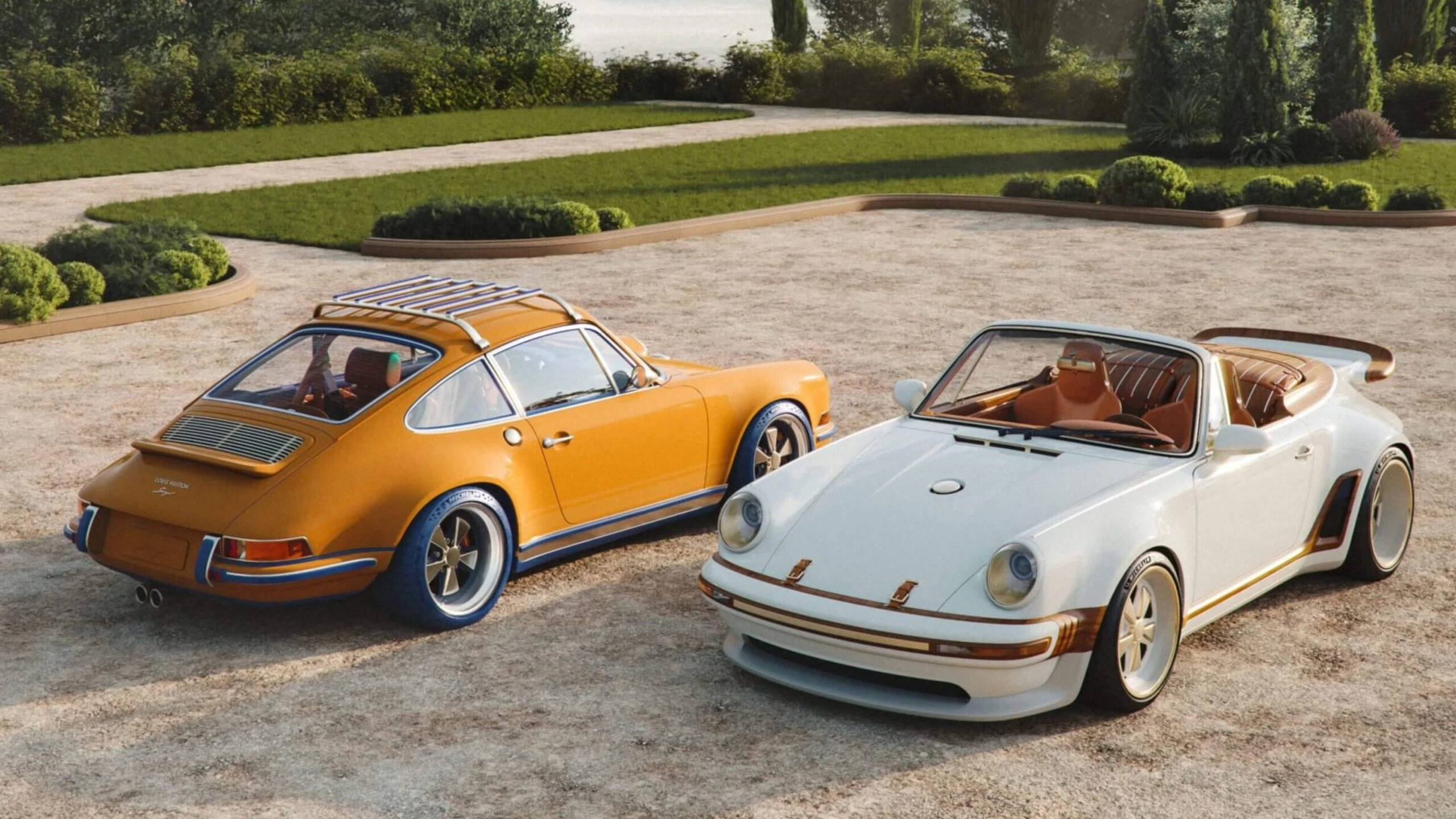 เมื่อ Louis Vuitton ใช้ Porsche 911 เป็นรันเวย์ใหม่ของโอต์กูตูร์