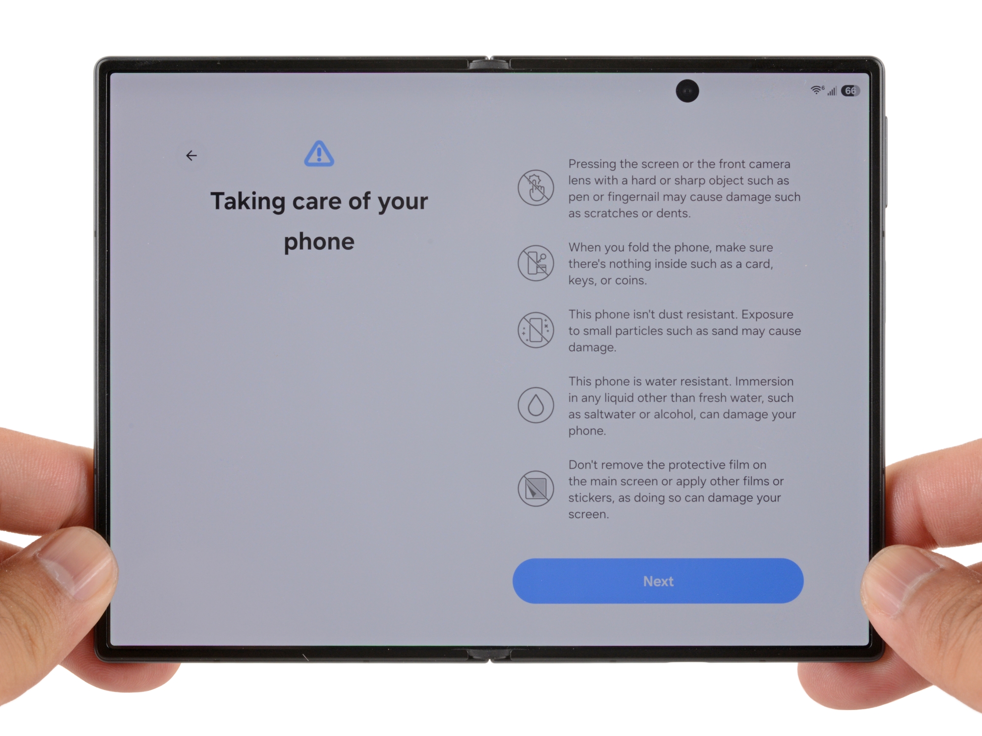 ผ่า Galaxy Z Fold8: คะแนนซ่อมแซมต่ำคือสัญญาณวิกฤตค่าซ่อม