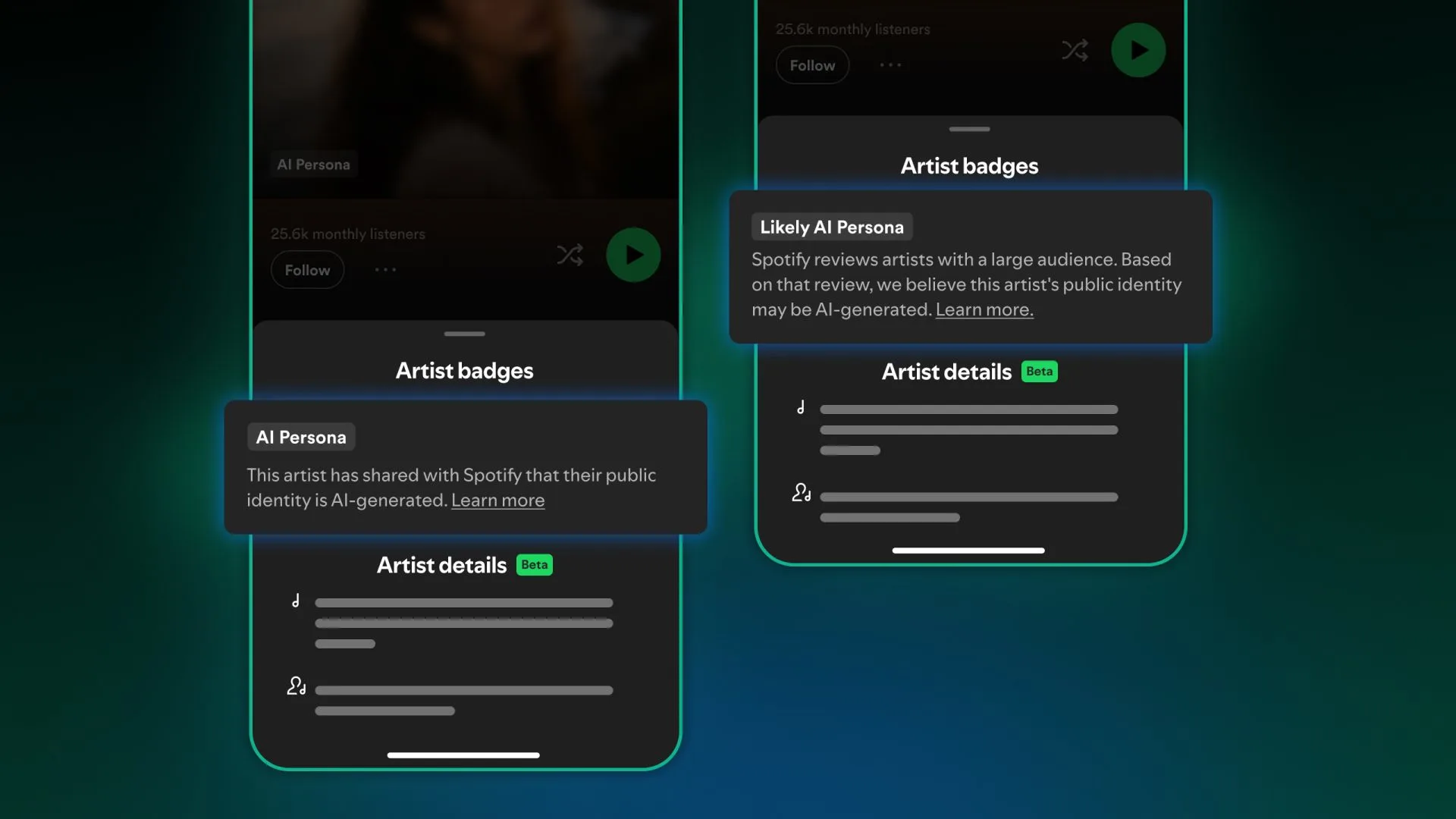 Spotify ประกาศจำกัดบทบาทศิลปิน AI ด้วยป้าย AI Persona
