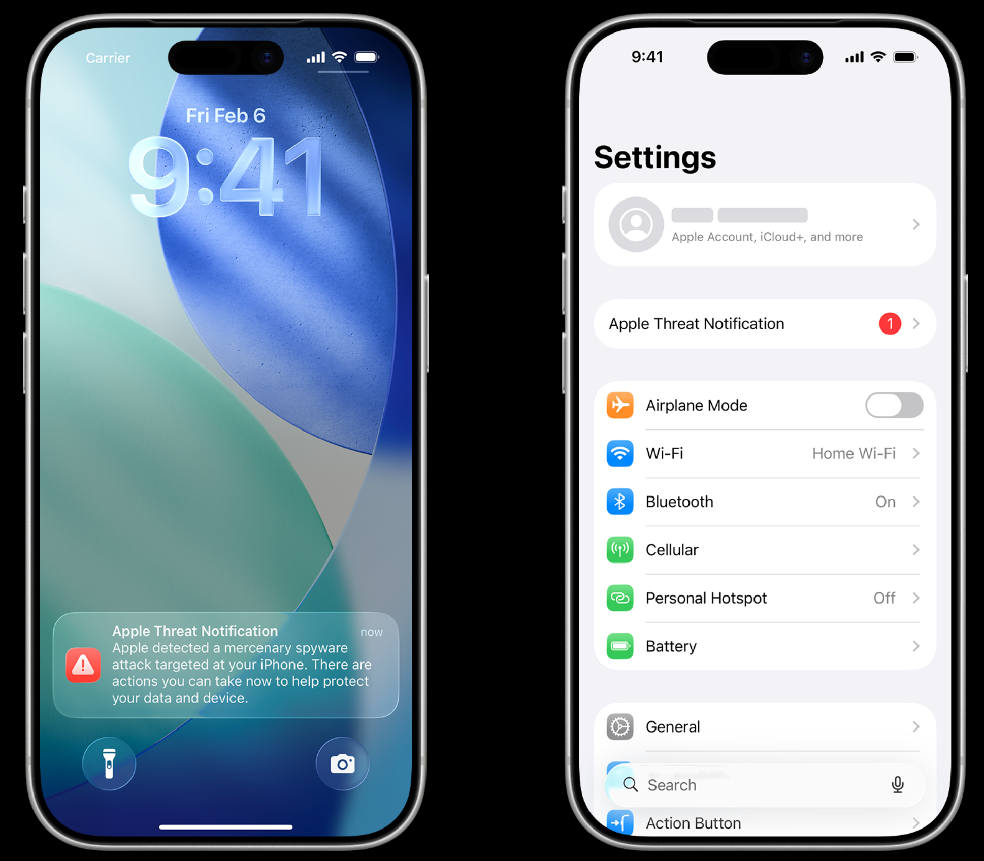 การแจ้งเตือนภัยคุกคาม Apple บน iPhone ไม่ใช่เรื่องเล่น