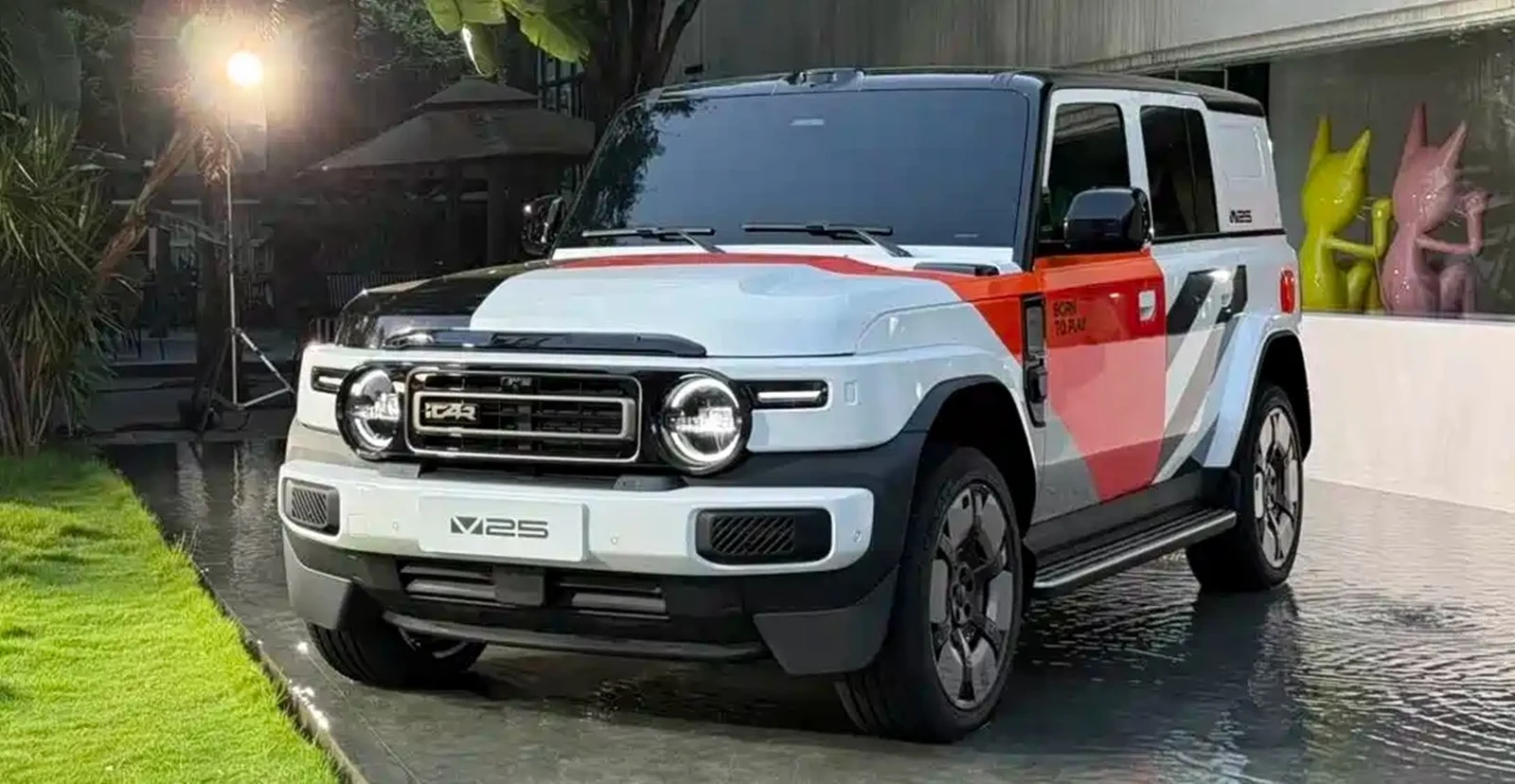 iCAR V25 REEV รถยนต์ไฟฟ้าขยายระยะในร่าง SUV สายลุย