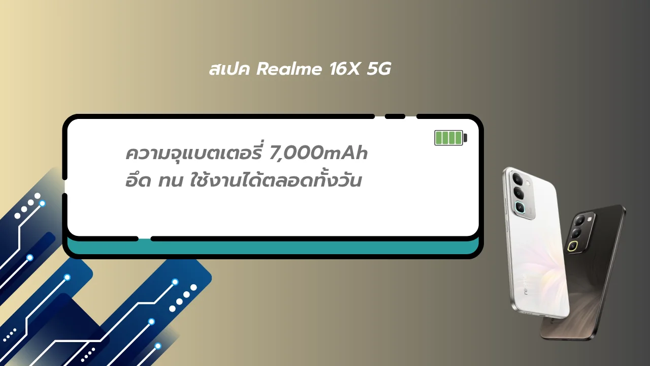 Realme 16X 5G vs Motorola Edge 70 Fusion มือถือ 5G ใต้หมื่นบาทตัวไหนคุ้มกว่า