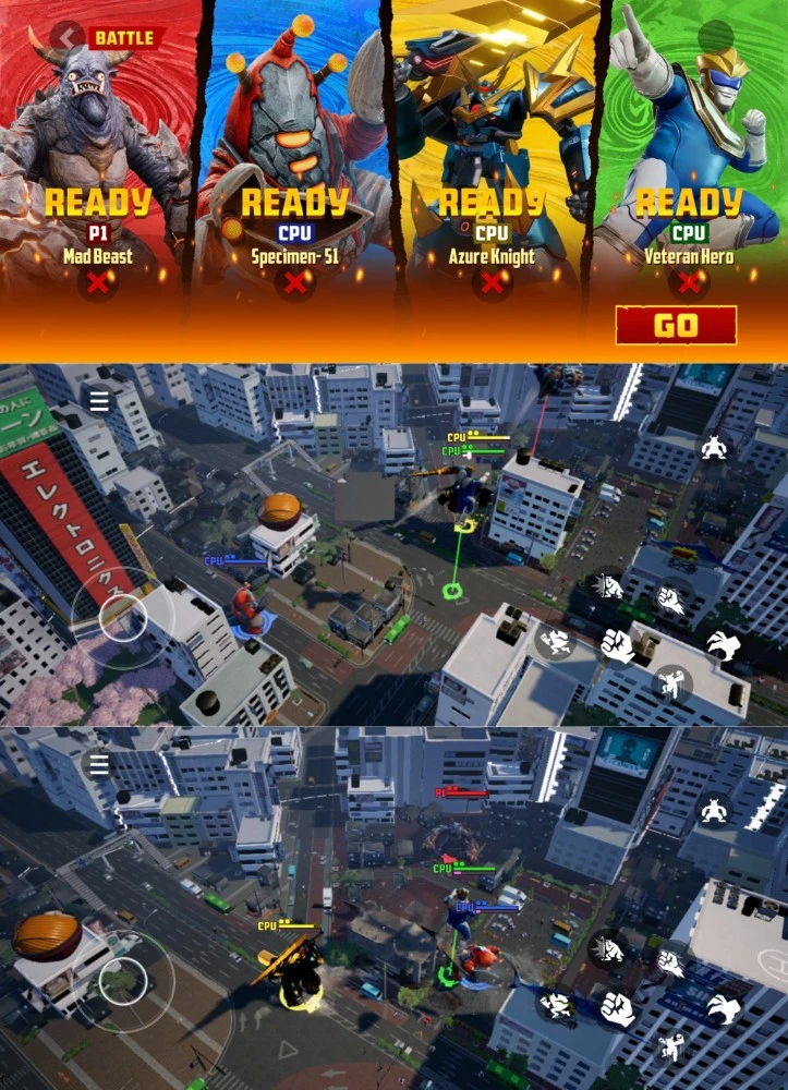 GigaBash Mobile Open Beta: ศึกไคจูเดือดระดับคอนโซลบนมือถือ