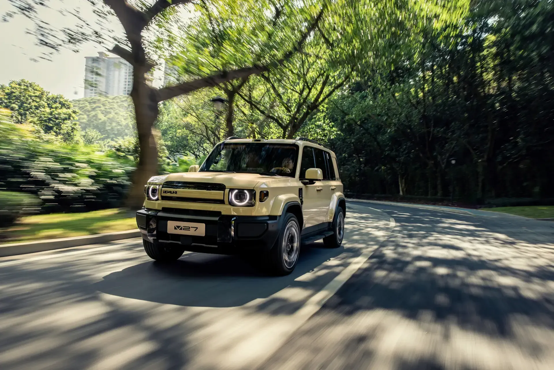 SUV ทรงกล่อง iCAUR V27 REEV พลัง 455 แรงม้า วิ่งไกล 1,000 กม.