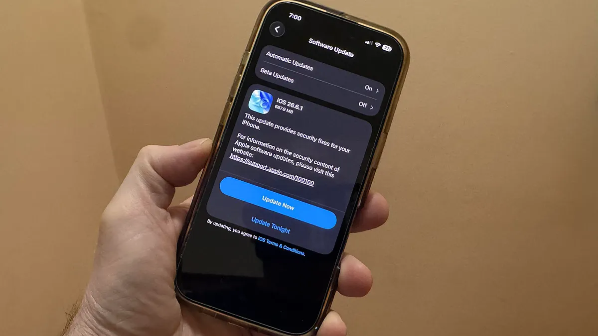 อัปเดต iOS 26.6.1 ด่วน แพตช์ช่องโหว่เกือบ 30 รายการบน iPhone