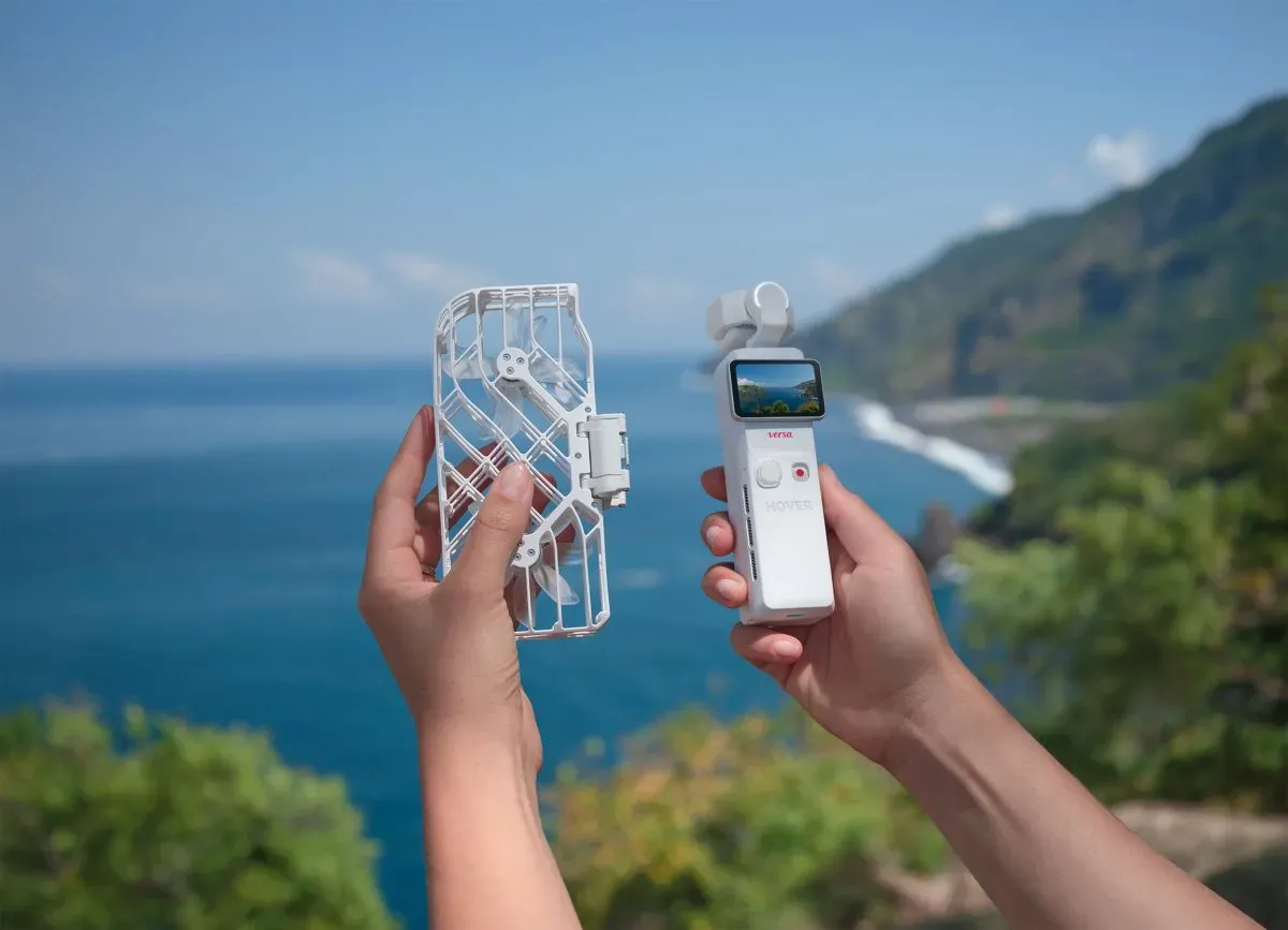 HoverAir Versa เมื่อ gimbal กล้องบิน กลายเป็นกล้องโดรนพกพาเครื่องเดียว