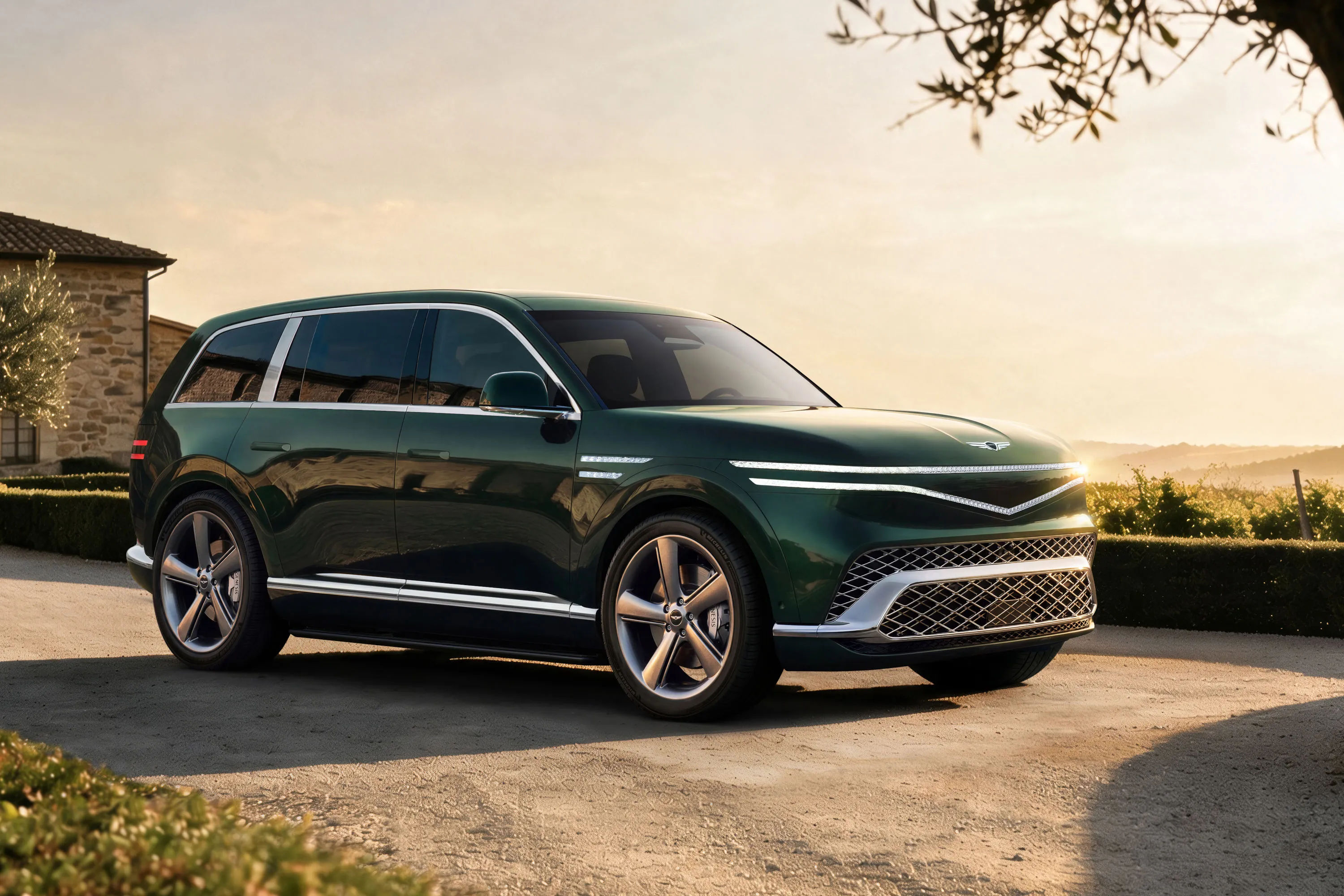Genesis GV90: SUV พรีเมียมไฟฟ้าขนาดใหญ่ที่กล้าเล่นบทแฟลกชิปเต็มตัว