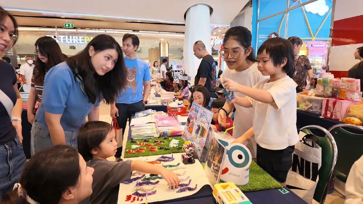 ตลาดเรียนรู้จริงที่เปลี่ยนเด็กให้เป็นผู้ประกอบการและนักสื่อสาร