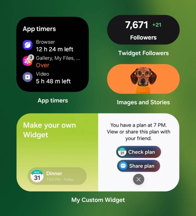 สร้างวิดเจ็ตเองด้วย One UI 9.5 และวิดเจ็ต AI แบบไม่ต้องเขียนโค้ด