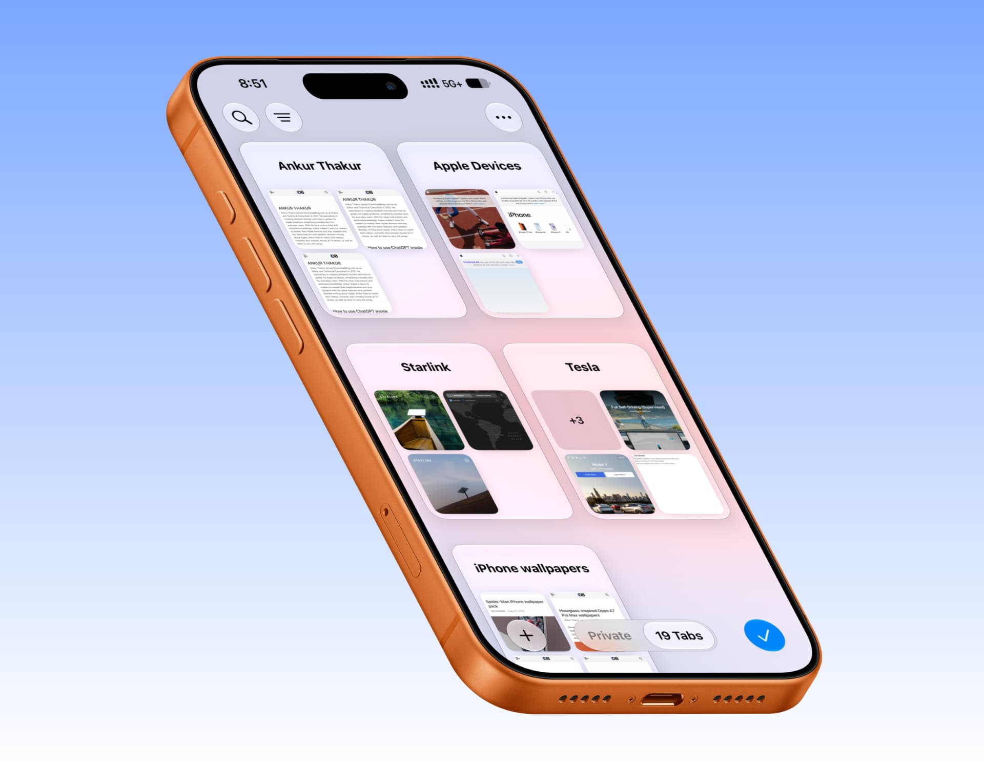 จัดระเบียบแท็บ Safari อัตโนมัติด้วยการจัดกลุ่มหัวข้อ