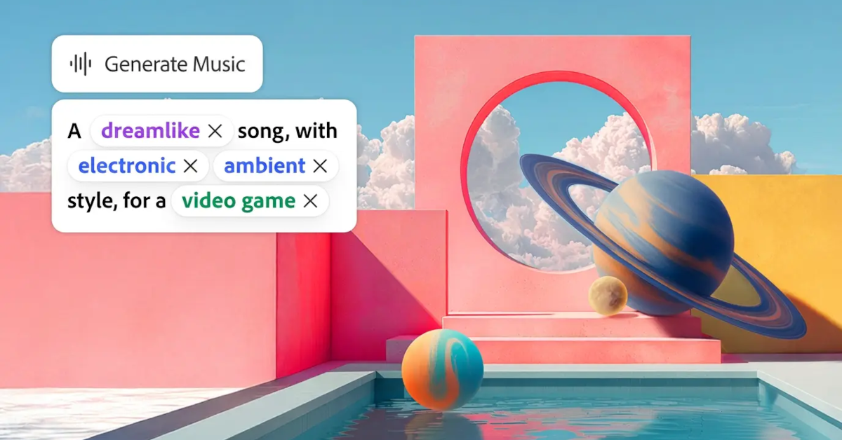 Adobe Firefly เสียงมาแล้ว สร้างเพลง สร้างพูด สร้างเอฟเฟกต์ครบจบในชุดเดียว