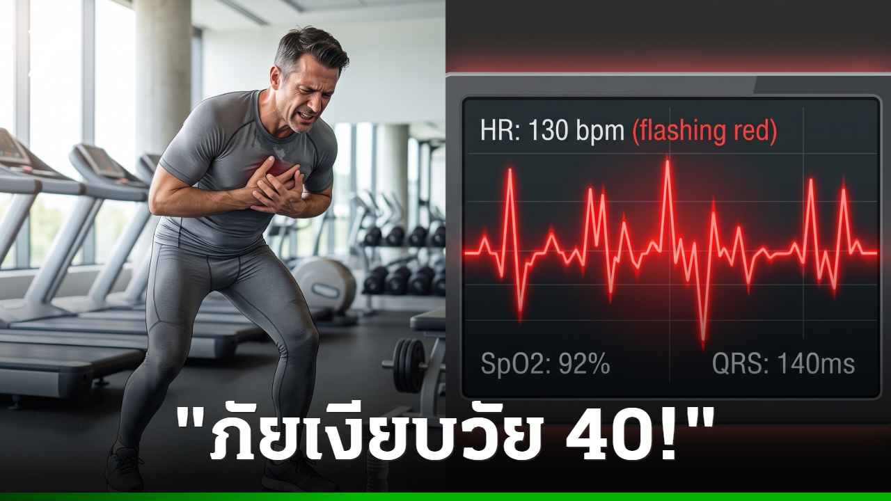 6 สัญญาณเงียบเตือนหัวใจวายเฉียบพลันที่ห้ามมองข้าม