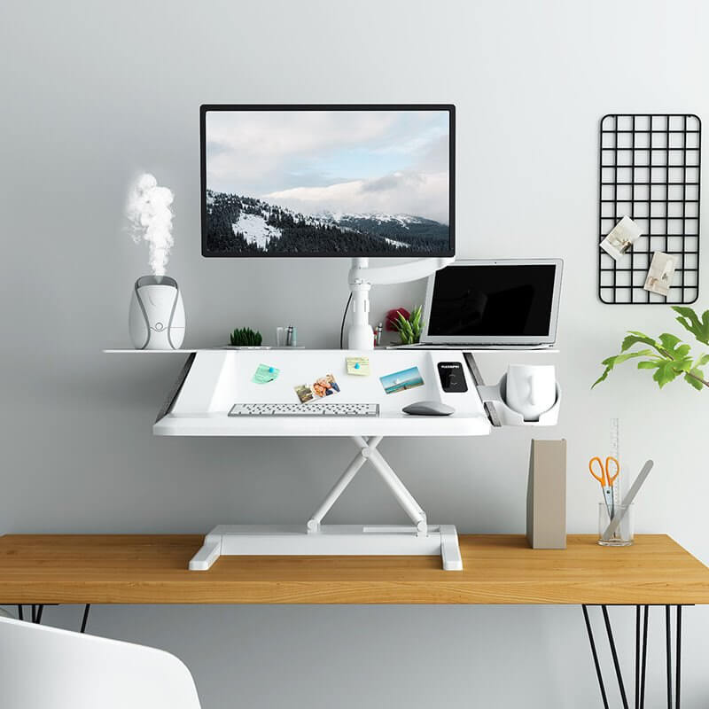 เปรียบเทียบ monitor arm ราคาถูก สำหรับโต๊ะครีเอทีฟ: HUANUO ชนแขนพรีเมียมที่หายไป