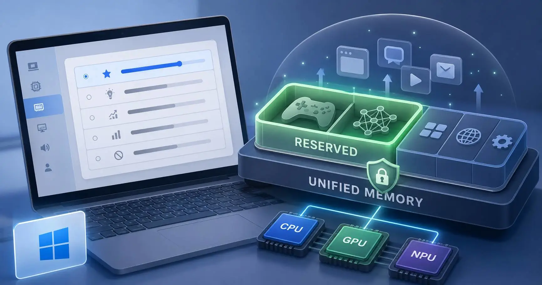 พลิกเกมด้วย Windows 11 unified memory ใหม่ จองแรมให้ GPU และ AI แบบไม่ต้องลุ้นเฟรมเรต