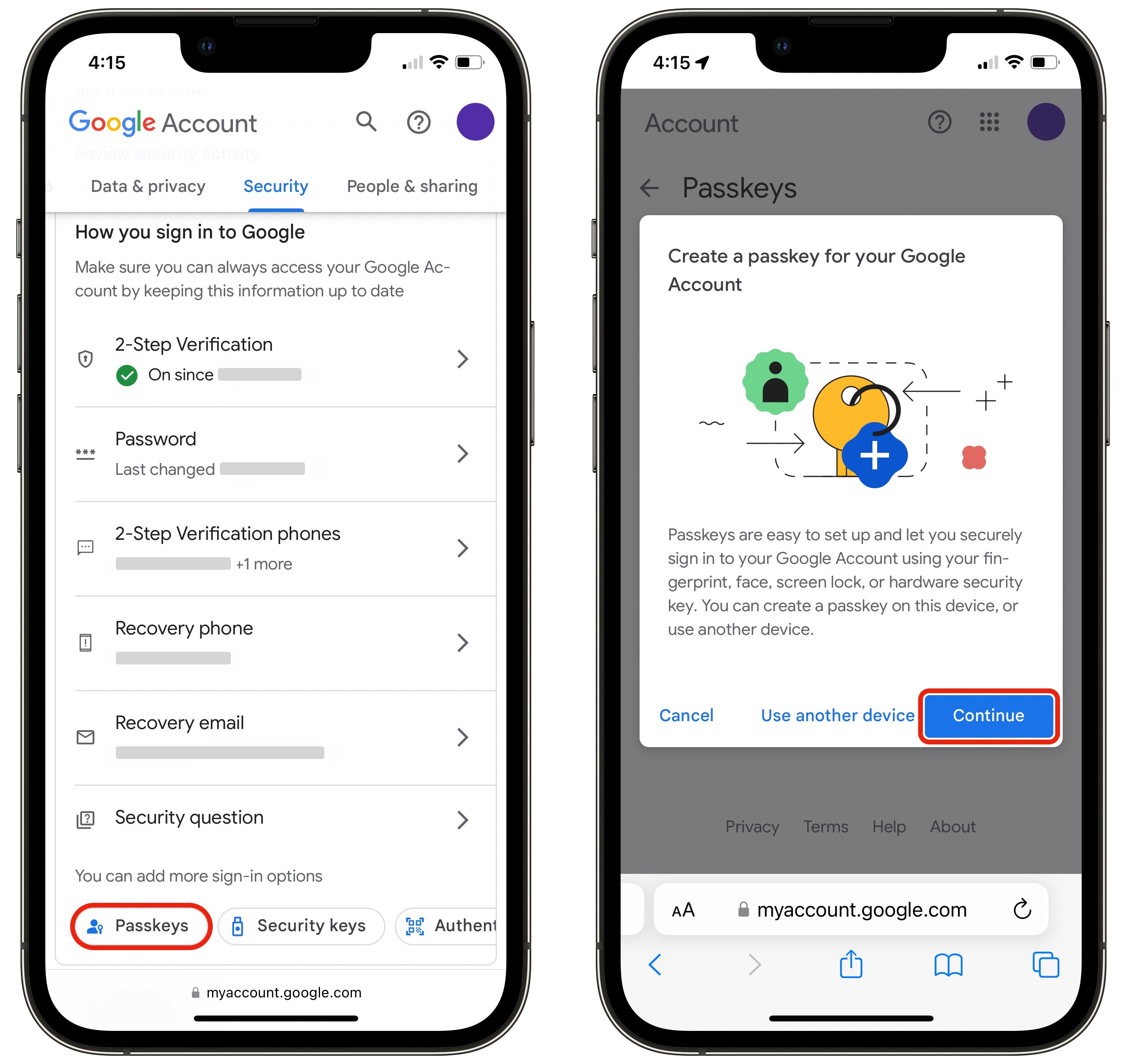 ลบรหัสผ่านตลอดกาล ตั้งค่า passkeys ด้วย Face ID บนมือถือ