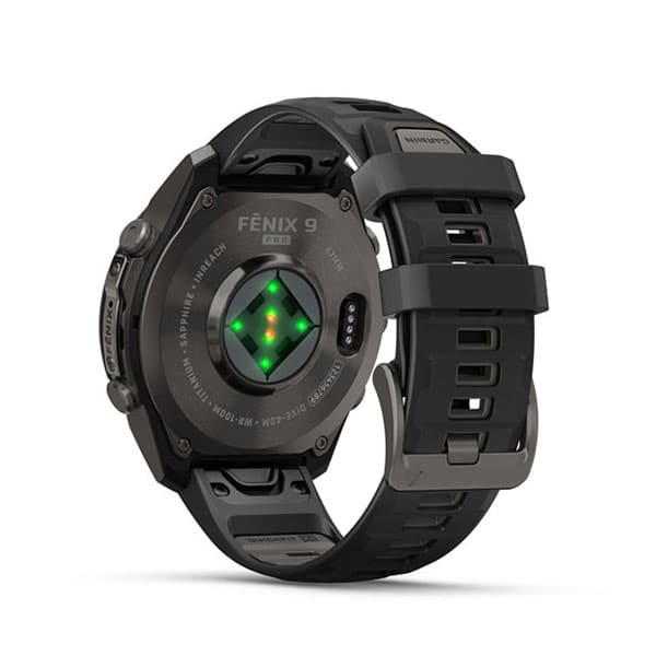 Garmin Fenix 9 Pro สมาร์ตวอตช์ไทเทเนียมจอ 3,000 นิตเพื่อสายสปอร์ตจริงจัง