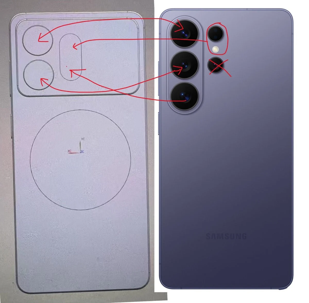 Galaxy S27 Ultra กล้องโมดูลสี่เหลี่ยมใหม่ สัญญะการหันหัวเรือกล้องของซัมซุง