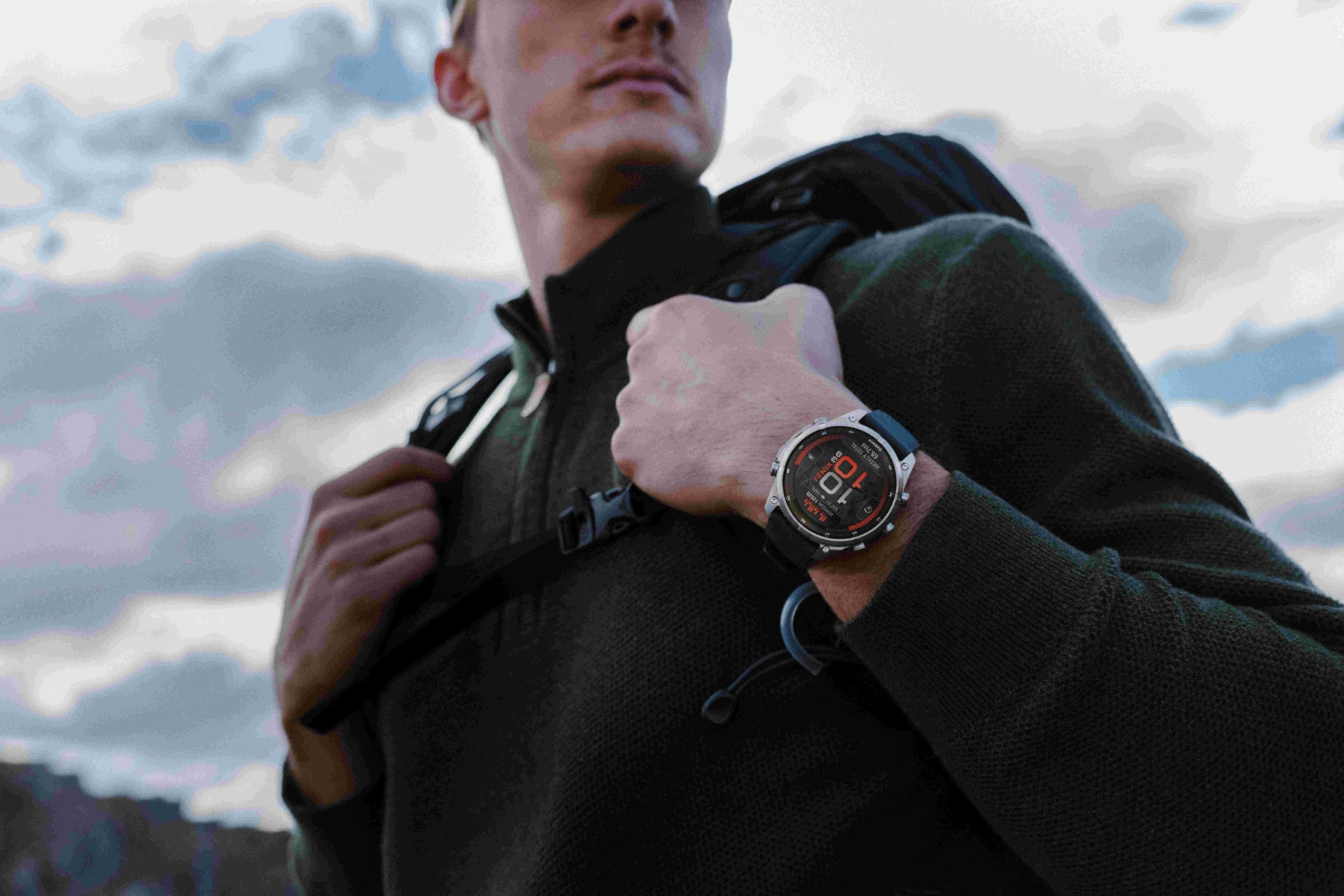 Garmin fēnix 9 Pro สมาร์ตวอตช์พรีเมียมไทเทเนียมสำหรับสายเอาท์ดอร์