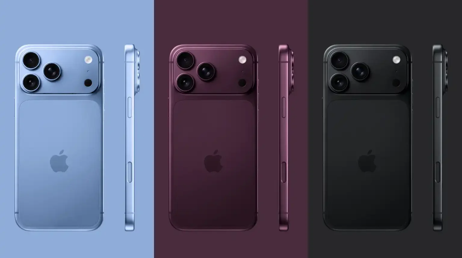 คู่มือเลือกสี iPhone 18 Pro Max จัดอันดับ Dark Cherry, Silver, Gray และ Light Blue