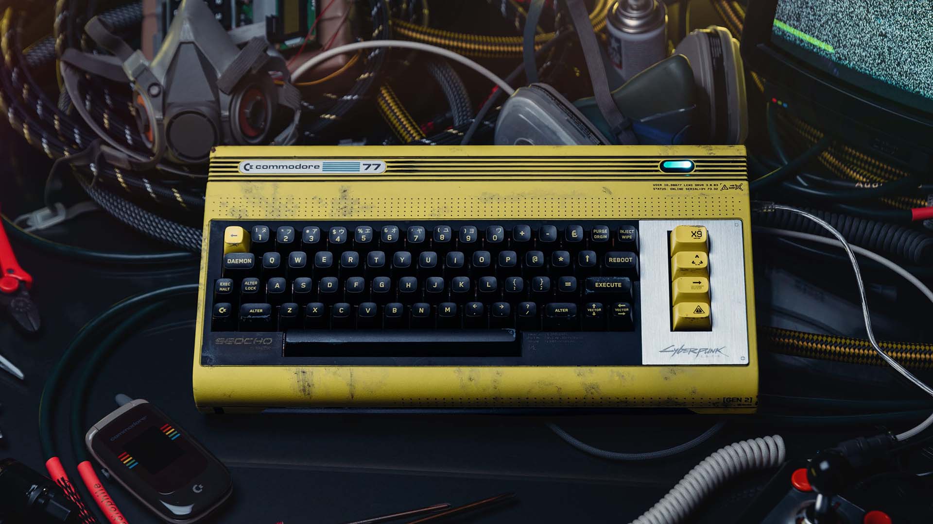 Commodore 77 FPGA เมื่อ C64 กลายเป็นเทอร์มินัลไซเบอร์พังก์