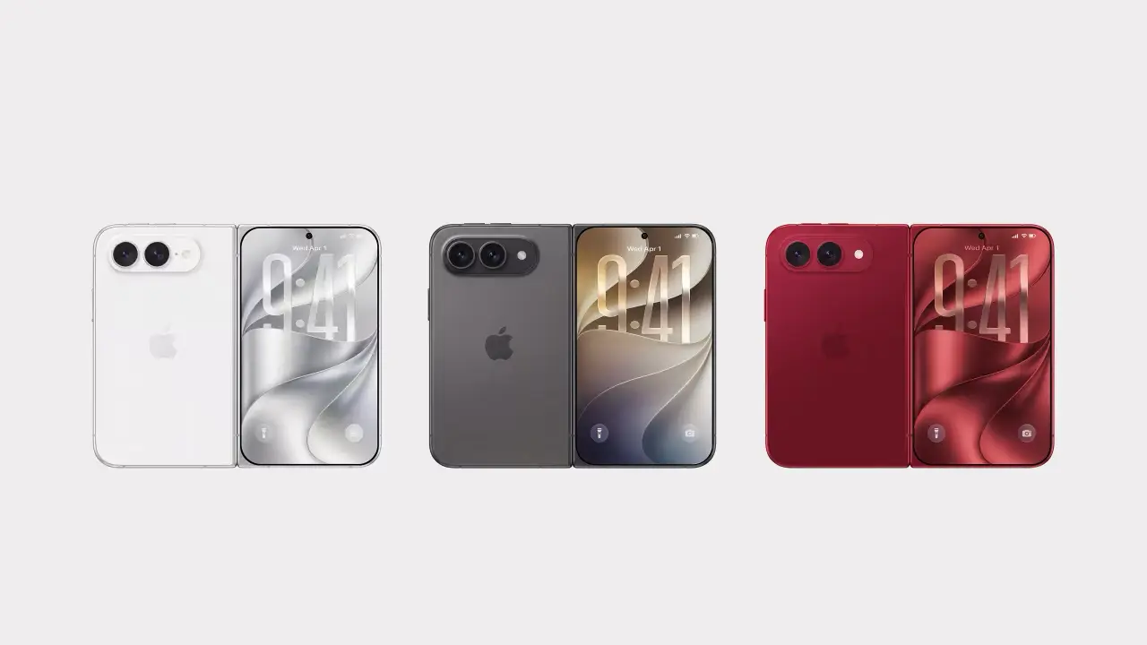 iPhone Ultra พับได้หลุดภาพแนวคิด 3 สี อ่านเกมดีไซน์จอพับของ Apple