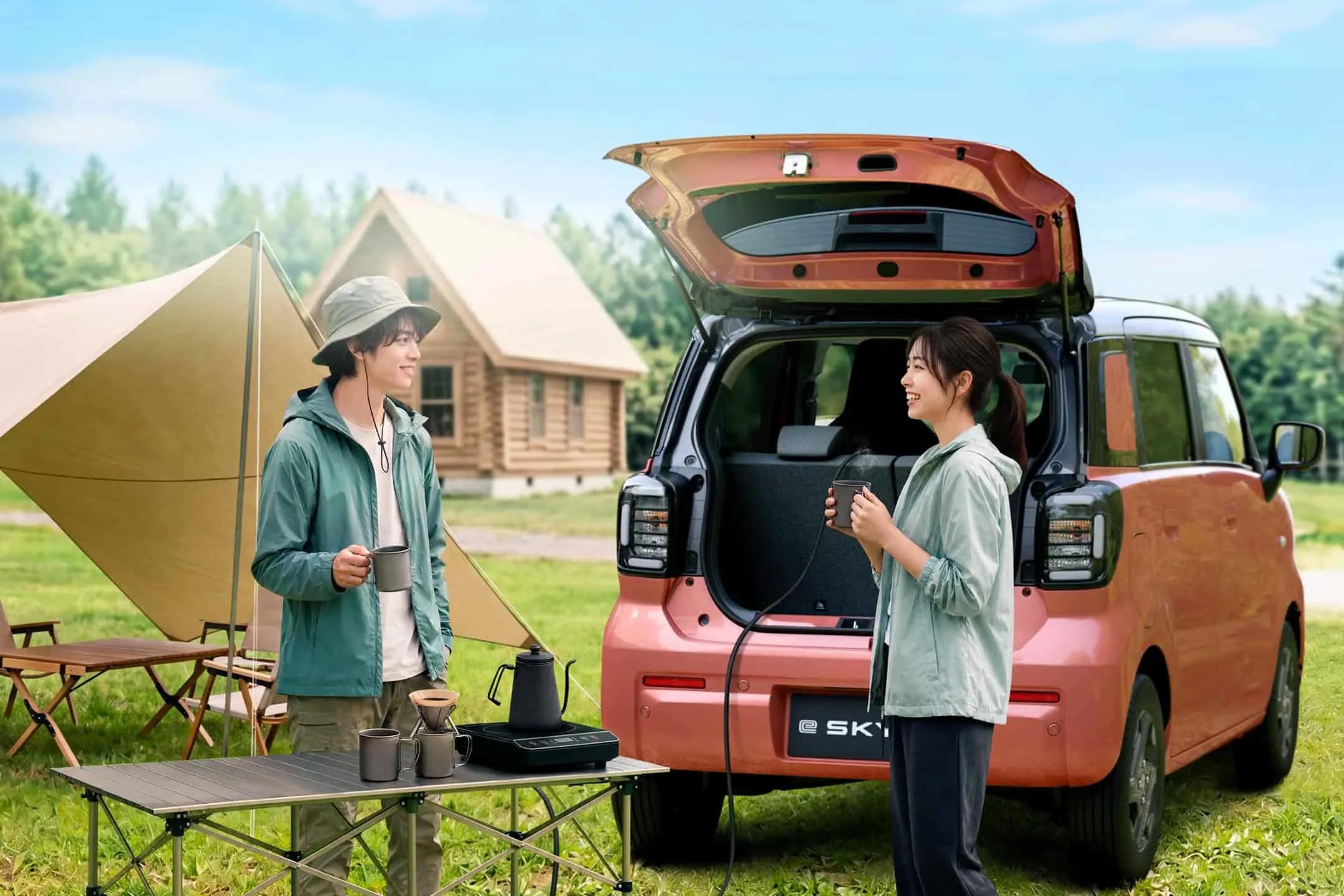 Suzuki e-Sky รถไฟฟ้า kei car แบตเตอรี่ LFP 26 kWh กับระยะวิ่ง 310 กิโลเมตร