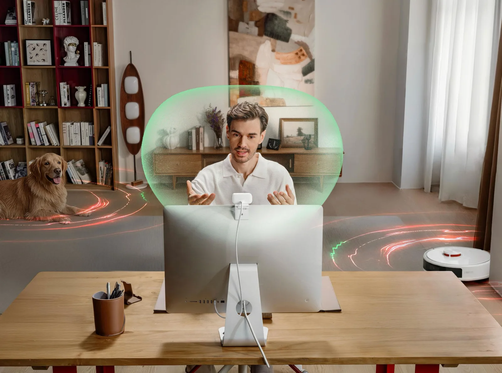 Insta360 Link 2 Pro Arctic White เมื่อ 4K webcam สีขาวกลายเป็นส่วนหนึ่งของสตูดิโอ