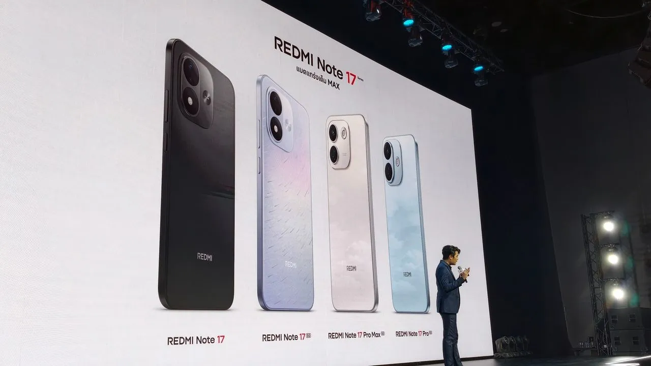 Redmi Note 17 Series 4 รุ่น แบตอึด 10,000mAh ชาร์จ 100W เริ่ม 8,499 บาท