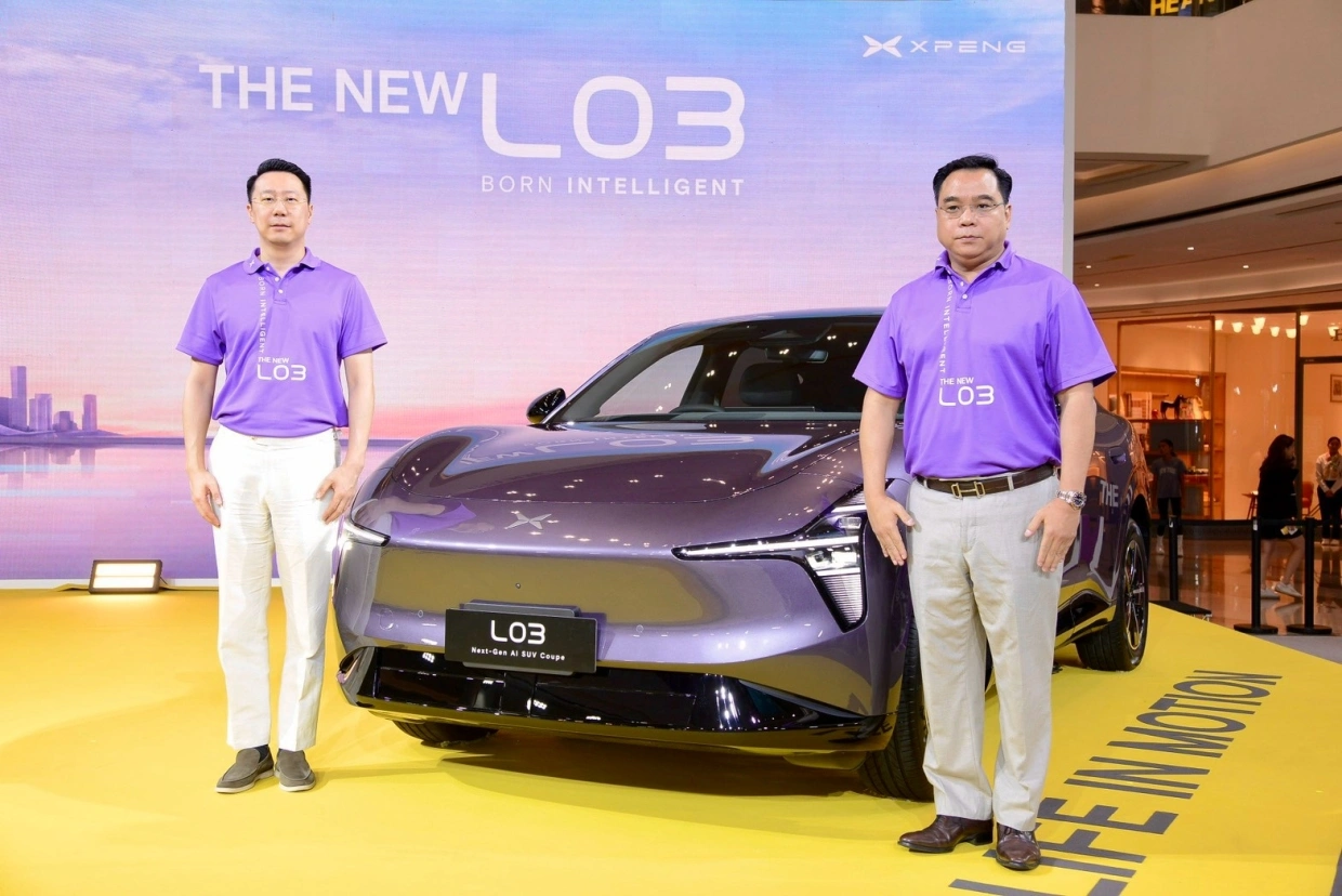 Xpeng L03 สปอร์ตคูเป้ไฟฟ้า AI ตั้งใจปะทะเทสลา