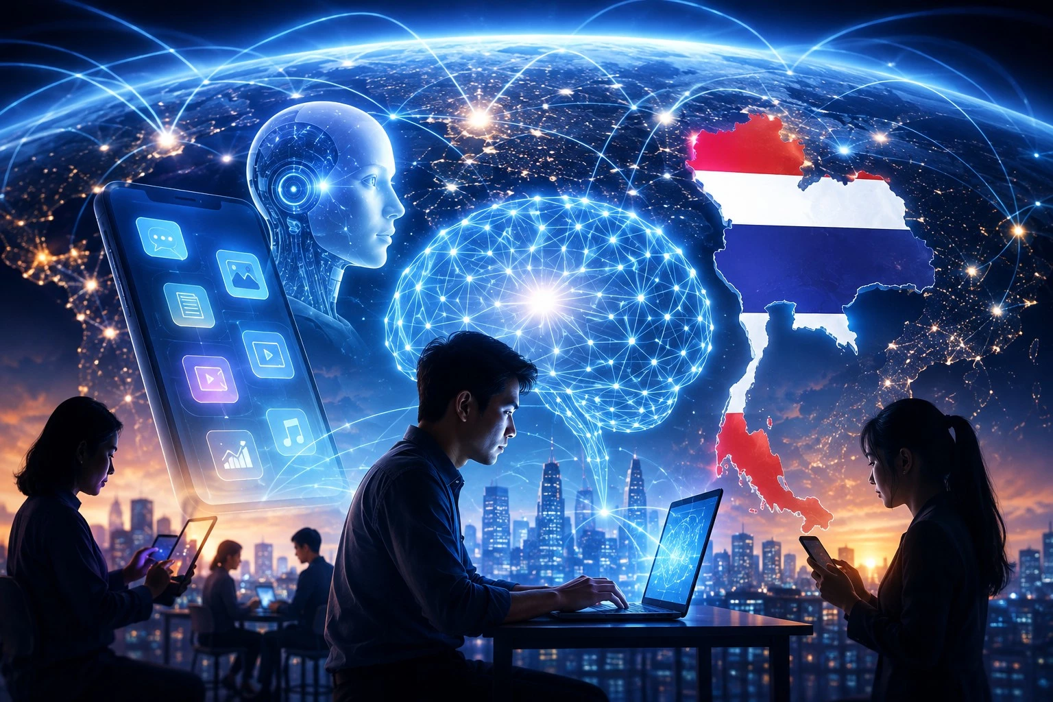 ChatGPT ครองตลาดโลก ขยายช่องว่างผู้นำท่ามกลางกระแสใช้ AI พุ่ง