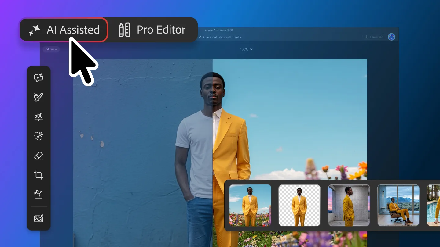 โหมด Photoshop AI editor เปลี่ยนวิธีแต่งภาพด้วยคำสั่ง