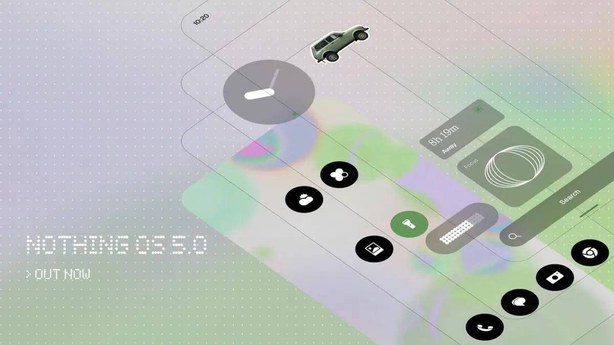 Nothing OS 5.0 อัปเดตใหญ่บน Android 17 เปลี่ยนดีไซน์ Glyph เพิ่ม AI และธีม Dynamic