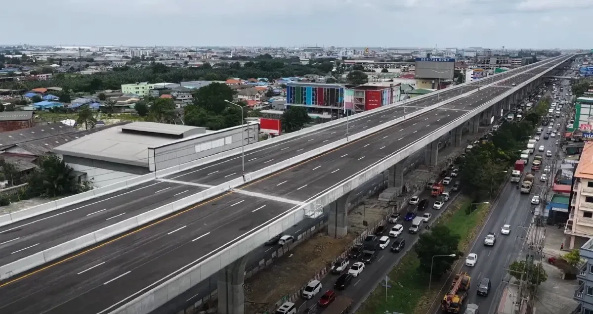 มอเตอร์เวย์ M82 วิ่งฟรี 25 กม ทางเลือกใหม่แทนพระราม 2