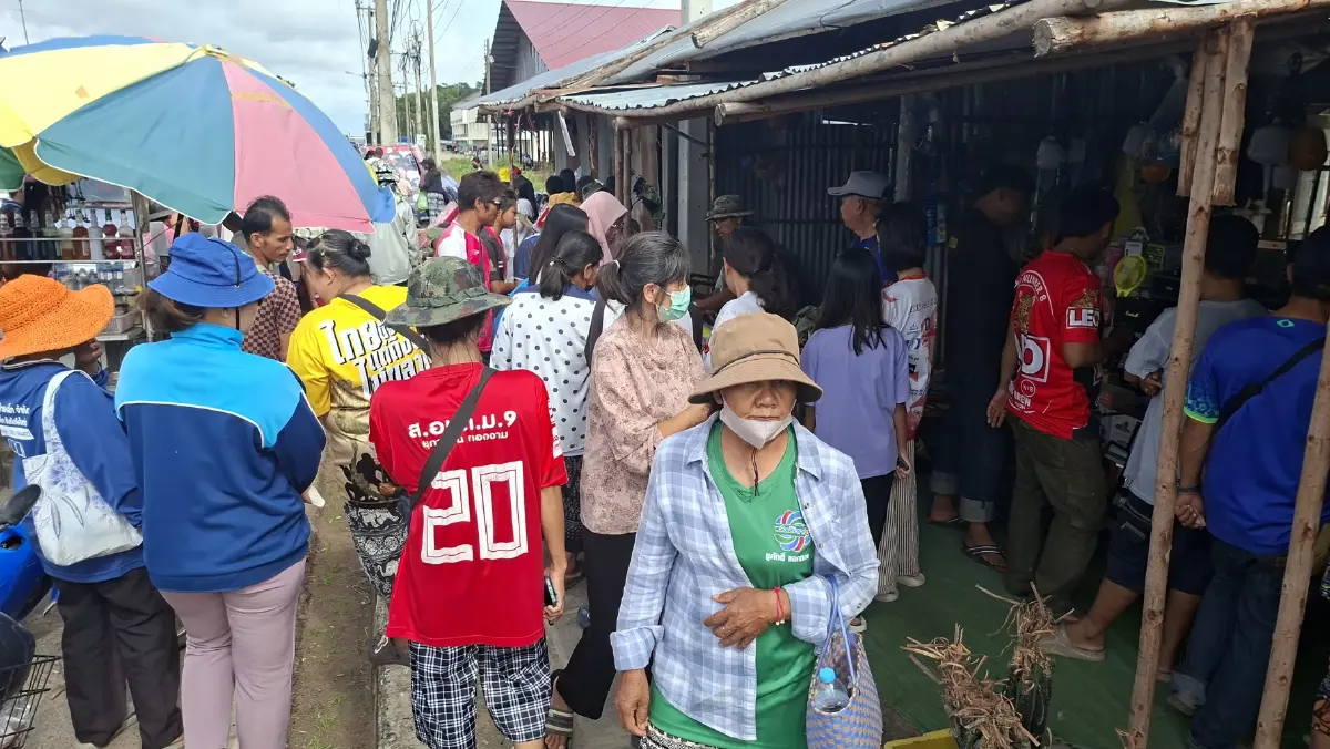 ตลาดชายแดนสุรินทร์ ช่องจอม: เที่ยว ช้อป กินคุ้มในวันเดียว
