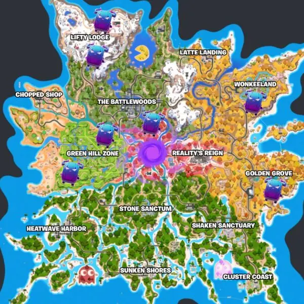 ไกด์สกินลิขสิทธิ์ Crash, Master Chief, Lilith และ Spyro ใน Fortnite