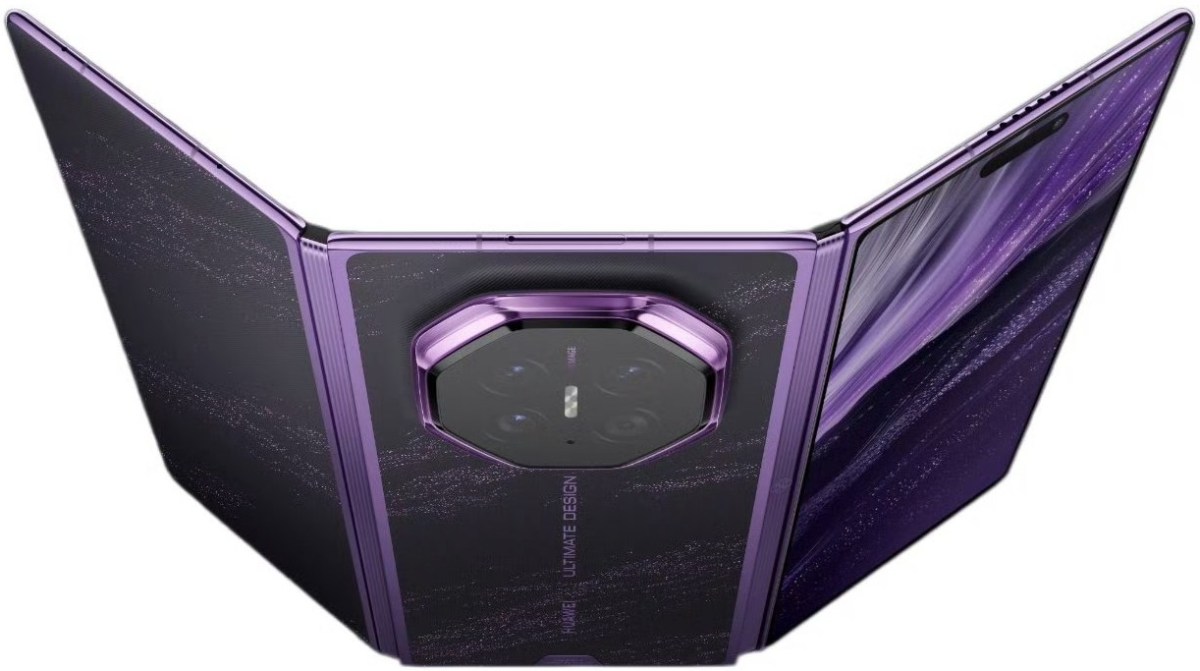 Huawei Mate XT 2 พลิกเกมด้วยดีไซน์พับตัว U ปกป้องจอพับ 3 ทบ