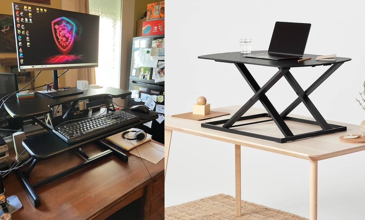 Standing Desk Converters ตัวช่วยอัปเกรดโต๊ะทำงานให้ลุกนั่งสลับได้แบบคุ้มค่า