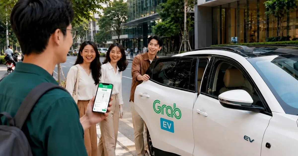 Grab Group Ride ใช้ AI หารค่าโดยสาร 4 จุด เปลี่ยนคาร์พูลให้คุ้มและเขียวกว่าเดิม