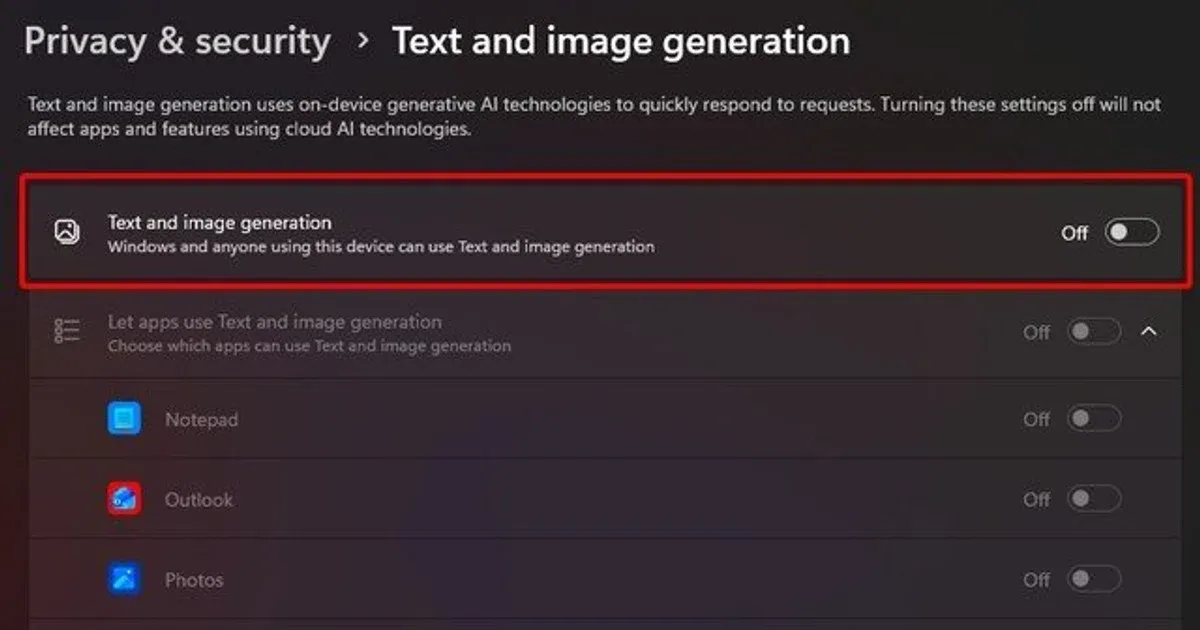 Windows 11 ซ่อน AI background processes ทำเครื่องอืด ปิดอย่างไรให้ยังใช้ AI ออนไลน์ได้