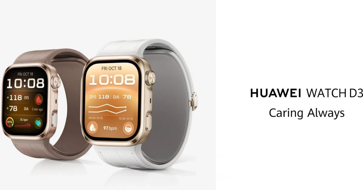Huawei Watch D3 นาฬิกาวัดความดันโลหิตที่บางลงแต่จริงจังขึ้น