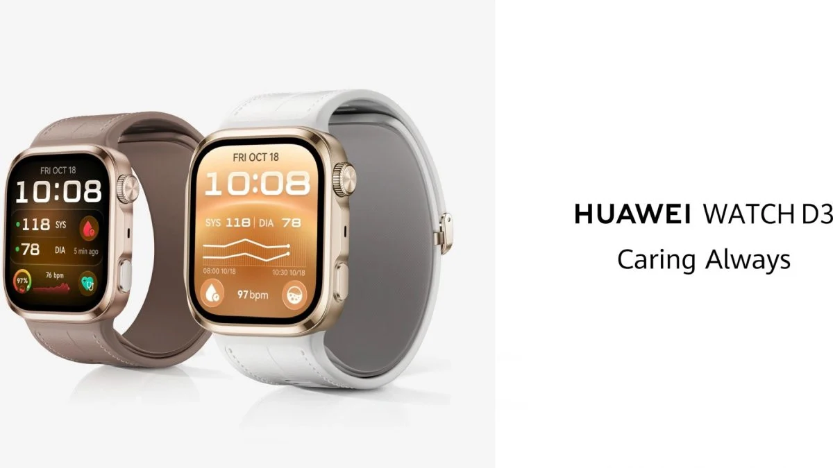 Huawei Watch D3 สมาร์ทวอทช์วัดความดันทางการแพทย์กับดีไซน์บางเบา