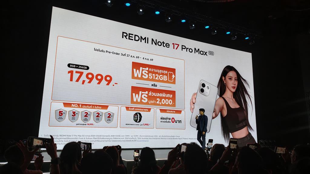 Redmi Note 17 Series รุ่นไหนคุ้มสุดสำหรับสายใช้งานหนัก