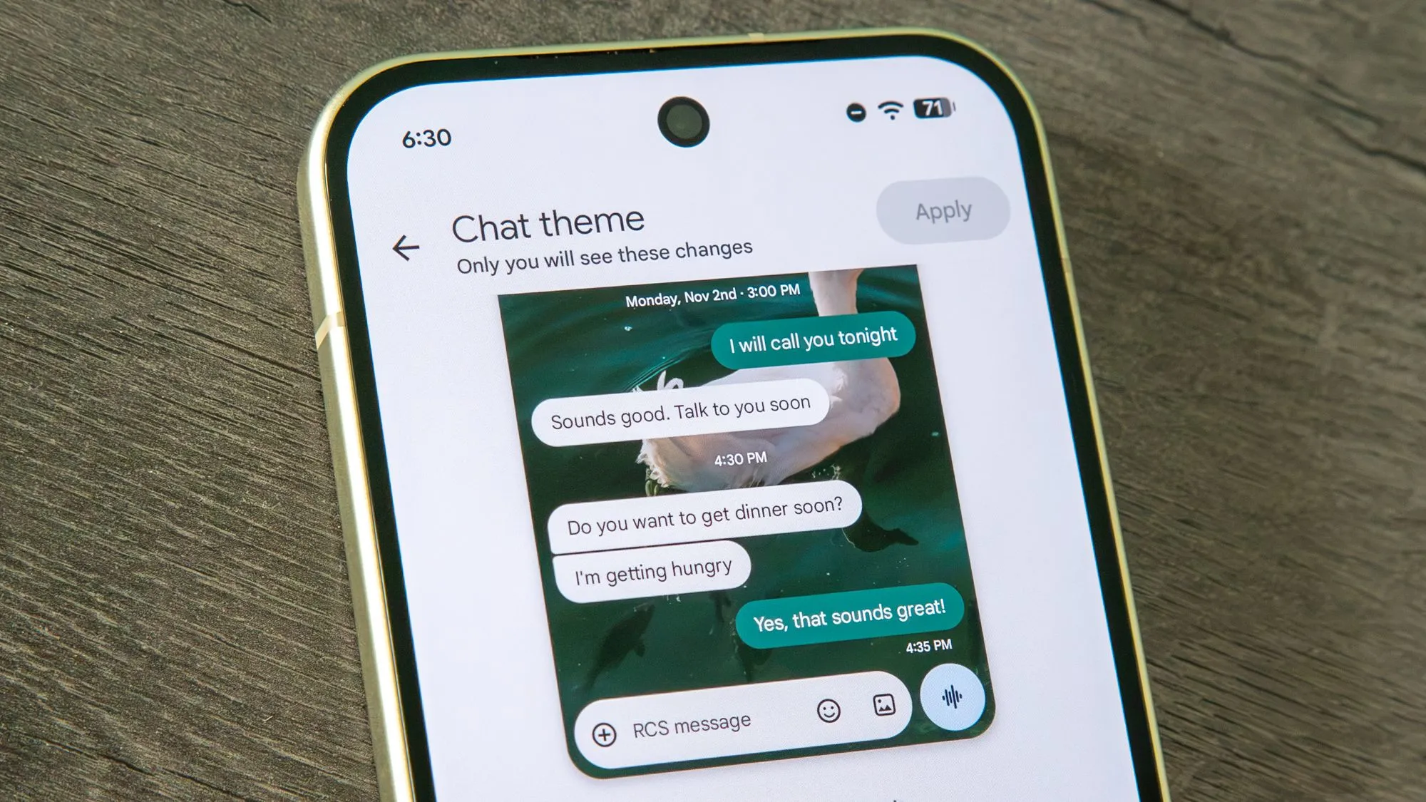 ปรับแต่งห้องแชตด้วย Google Messages themes และวอลเปเปอร์