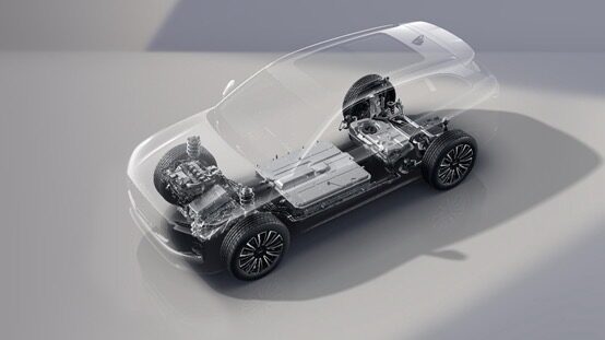 แพลตฟอร์ม LEX ของ LEPAS หนึ่งสถาปัตยกรรมเพื่อ BEV และ PHEV