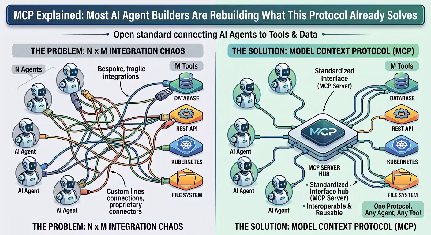 MCP Protocol ทำให้ AI Agents ต่อกับเครื่องมือองค์กรได้โดยไม่ต้องเขียนอินทิเกรชันใหม่